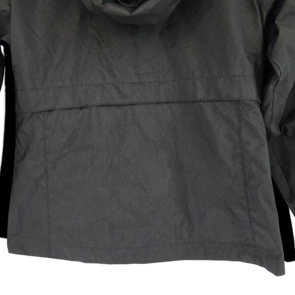 Columbia Girls Black & Pink Hooded Jacket Fleece Lining Zipper Pockets Size S - Picture 8 of 12